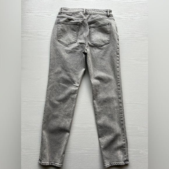 La Vie Rebecca Taylor INES Jeans Womens 28 Gray Mist Straight Ankle Length - Picture 12 of 14